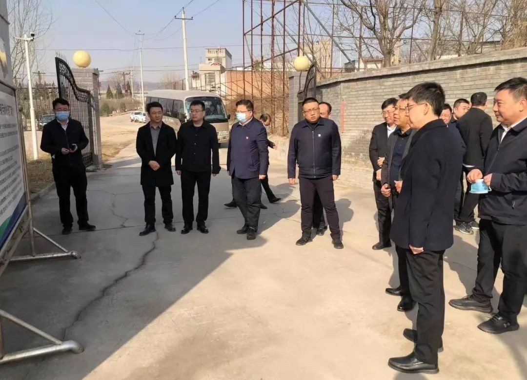 韩都会市长周新强到水情形公司西庄镇污水处理厂调研