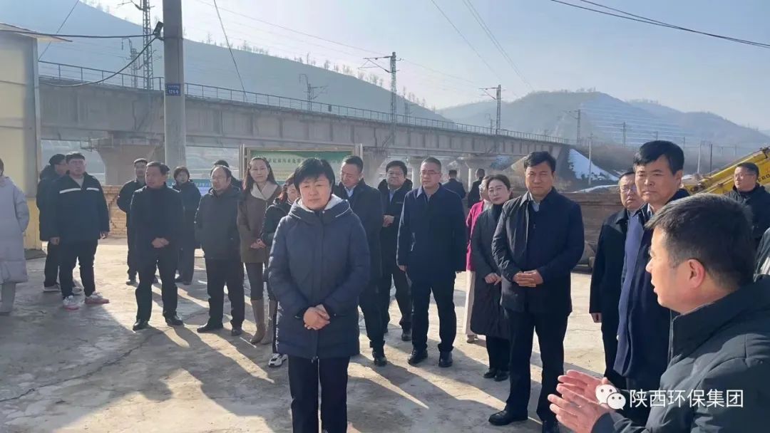陕西省生态情形厅党组书记、厅长孙丽到9888拉斯维加斯集团延安环保工程公司马家砭污水处理站调研